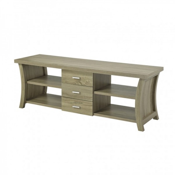 DT 60' TV STAND DARK TAUPE